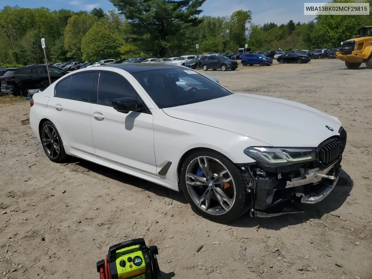 2021 BMW M550Xi VIN: WBA13BK02MCF29815 Lot: 55974215