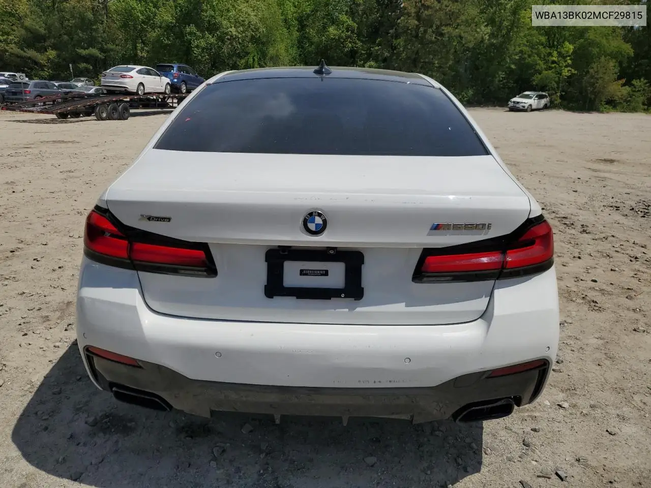 2021 BMW M550Xi VIN: WBA13BK02MCF29815 Lot: 55974215