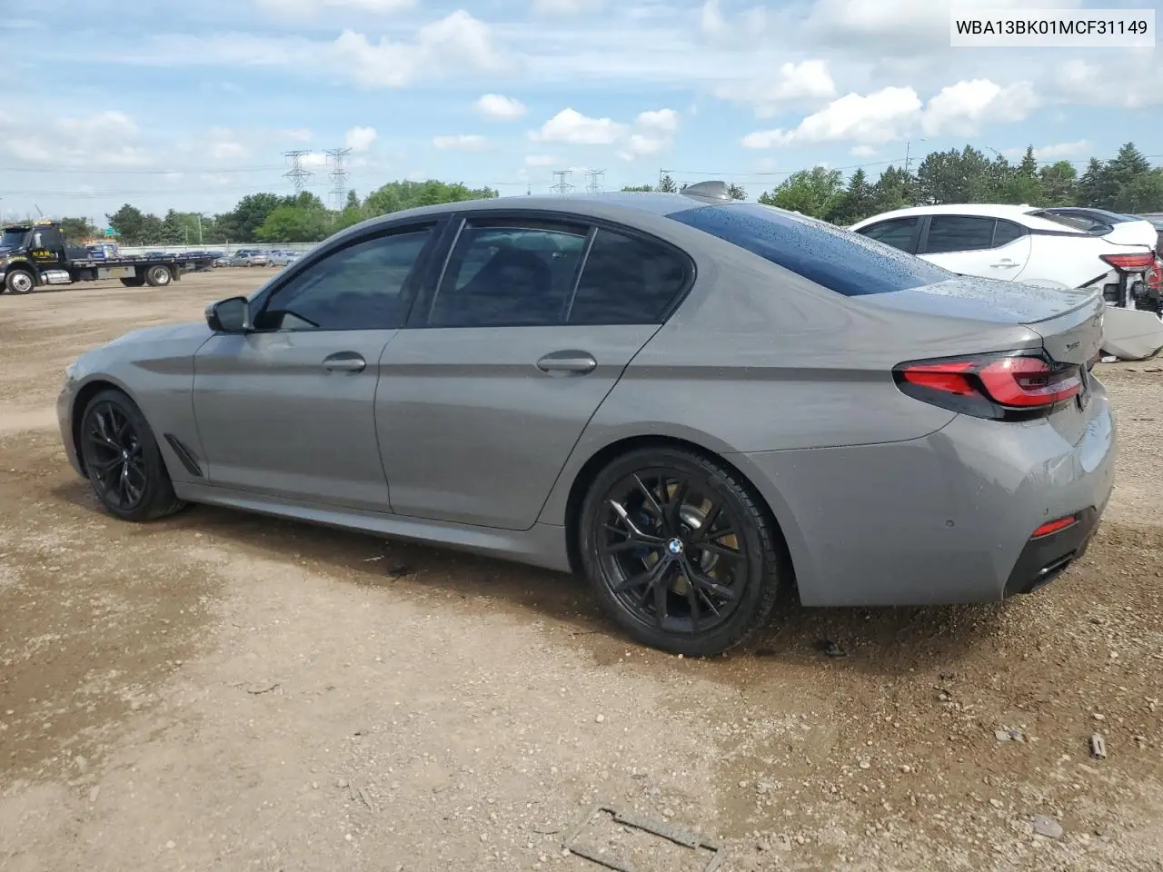 2021 BMW M550Xi VIN: WBA13BK01MCF31149 Lot: 58783165