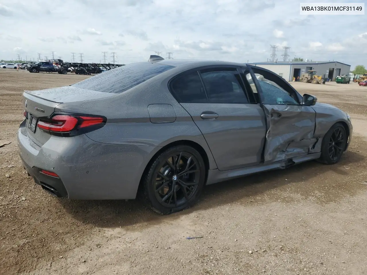 2021 BMW M550Xi VIN: WBA13BK01MCF31149 Lot: 58783165