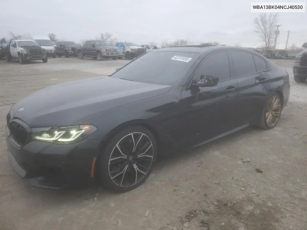 2022 BMW M550Xi VIN: WBA13BK04NCJ40530 Lot: 43737495
