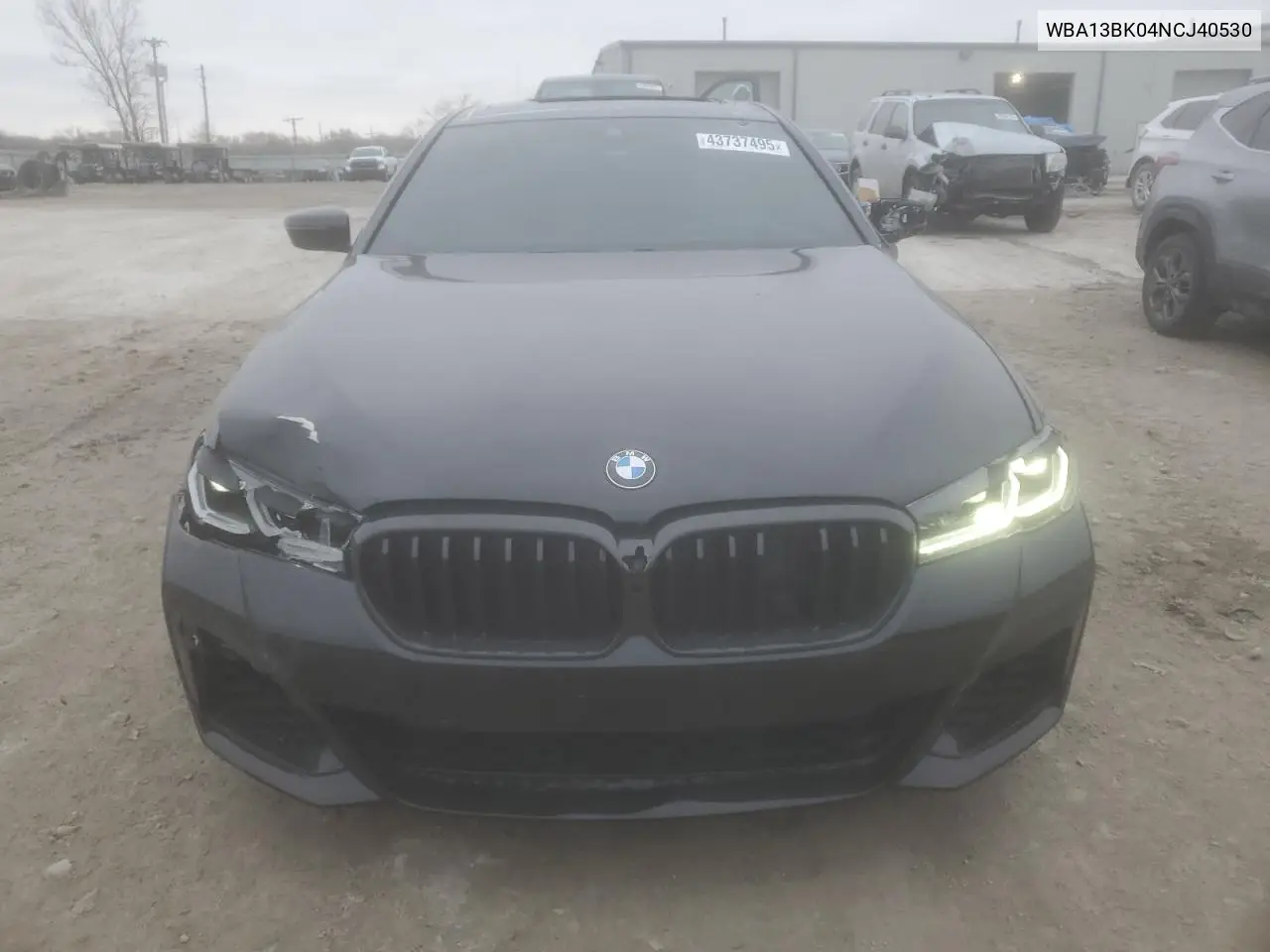 2022 BMW M550Xi VIN: WBA13BK04NCJ40530 Lot: 43737495