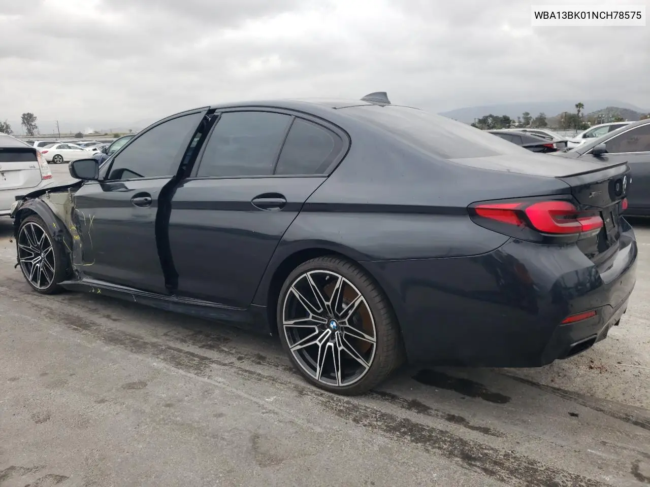 2022 BMW M550Xi VIN: WBA13BK01NCH78575 Lot: 52324675