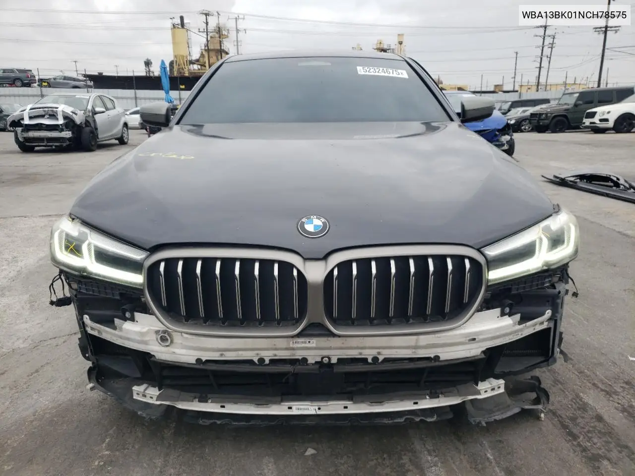 2022 BMW M550Xi VIN: WBA13BK01NCH78575 Lot: 52324675