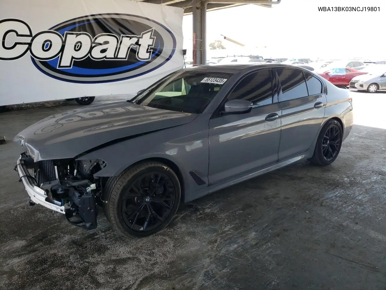 2022 BMW M550Xi VIN: WBA13BK03NCJ19801 Lot: 55123435