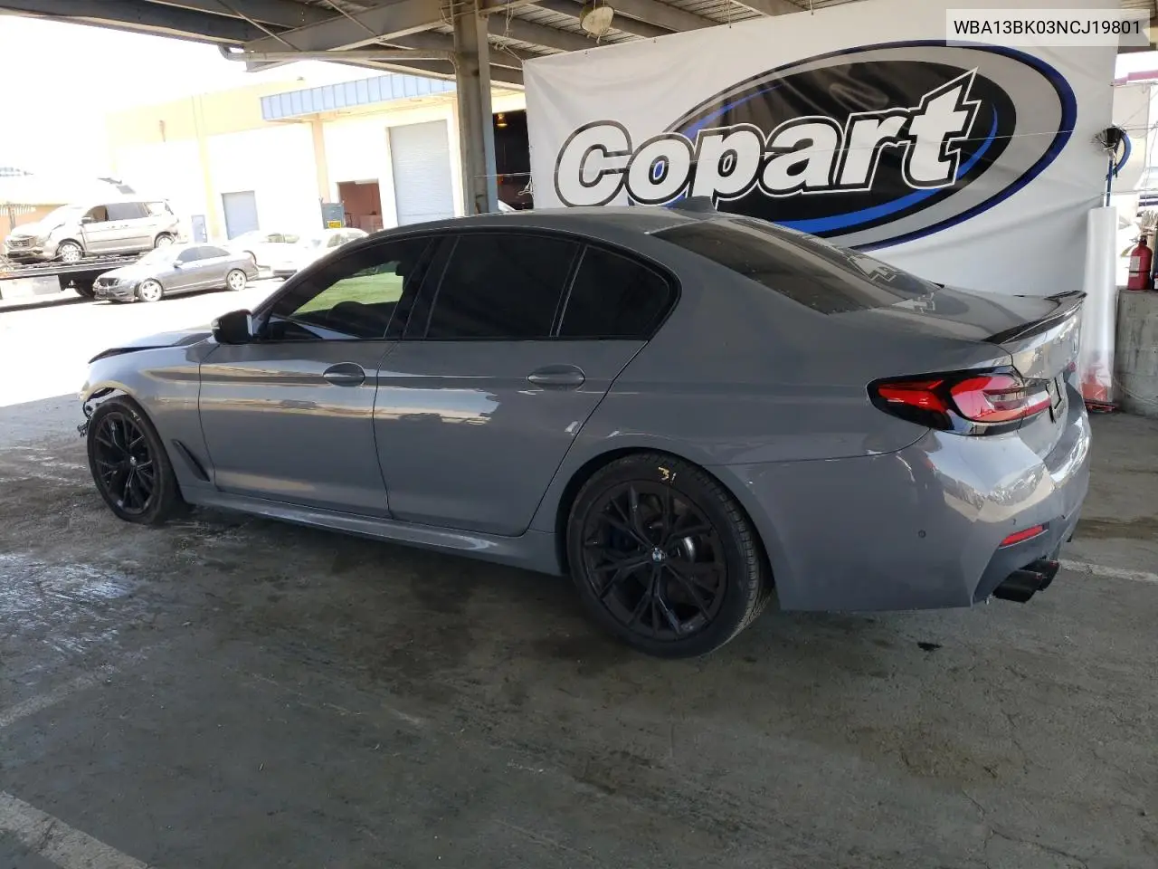 2022 BMW M550Xi VIN: WBA13BK03NCJ19801 Lot: 55123435