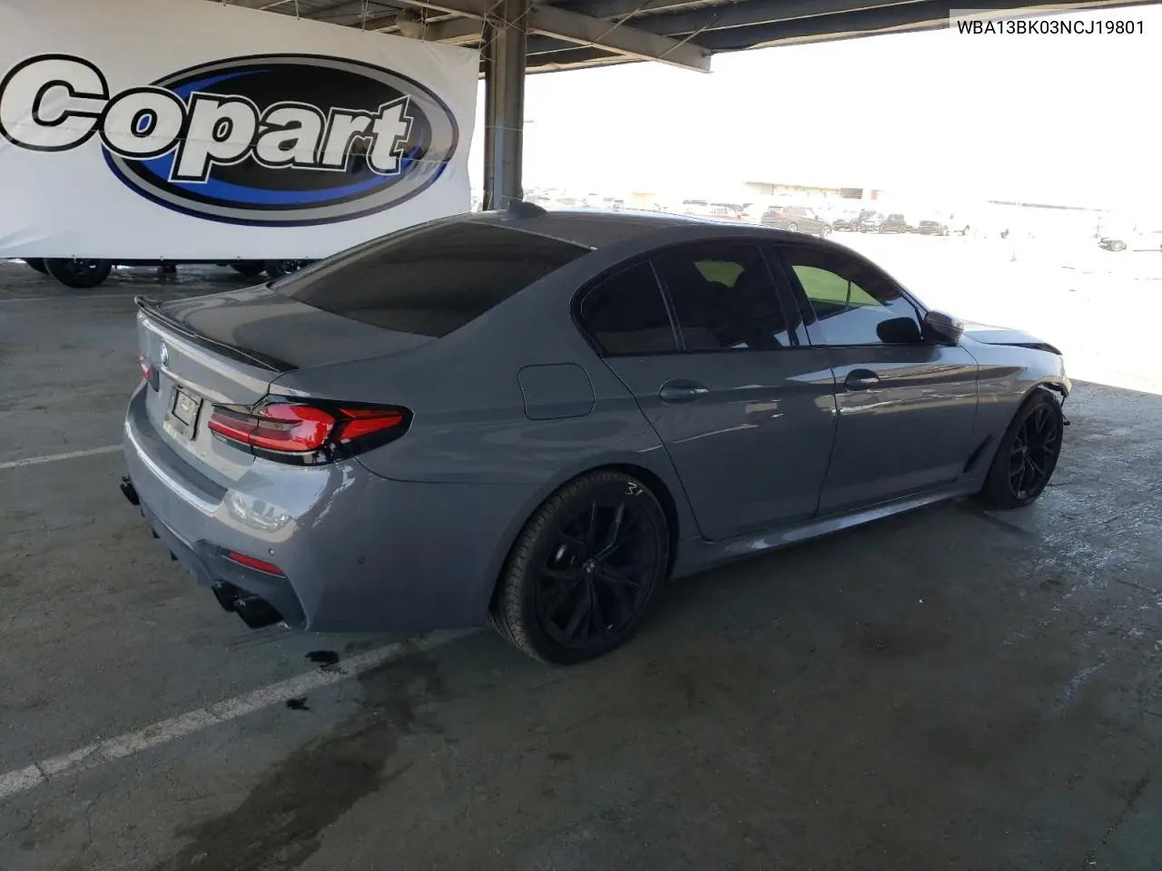 2022 BMW M550Xi VIN: WBA13BK03NCJ19801 Lot: 55123435