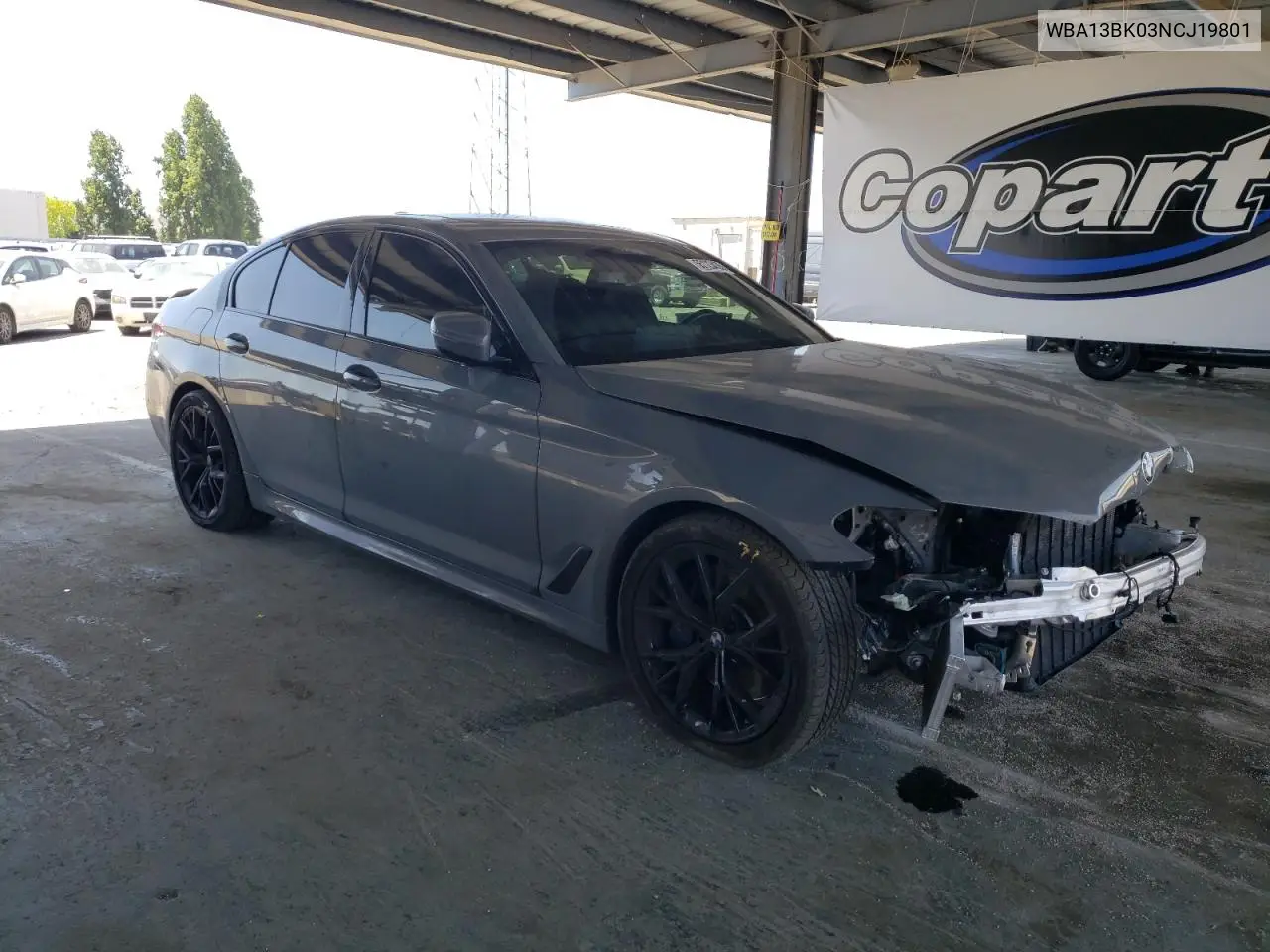 2022 BMW M550Xi VIN: WBA13BK03NCJ19801 Lot: 55123435