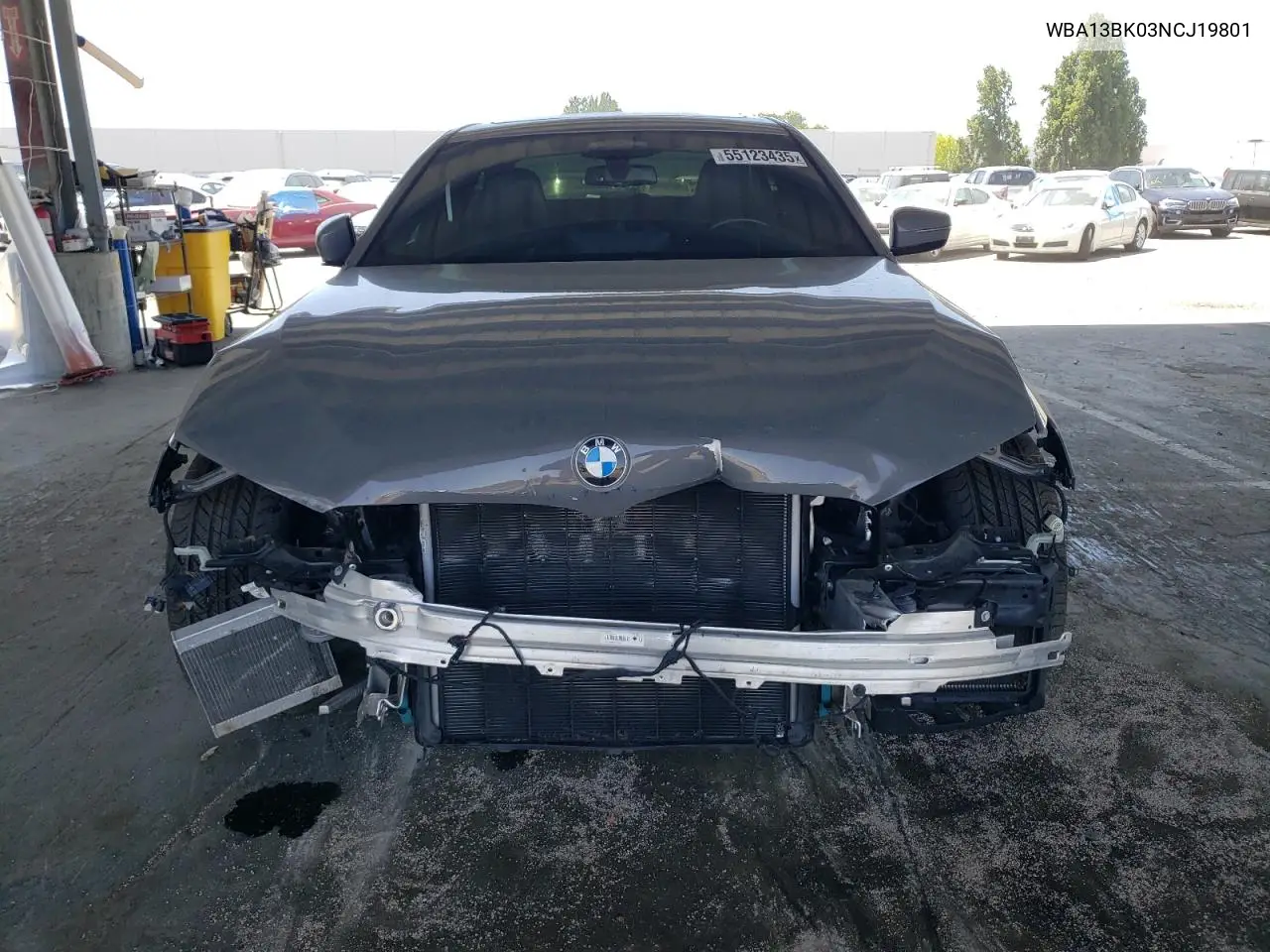 2022 BMW M550Xi VIN: WBA13BK03NCJ19801 Lot: 55123435