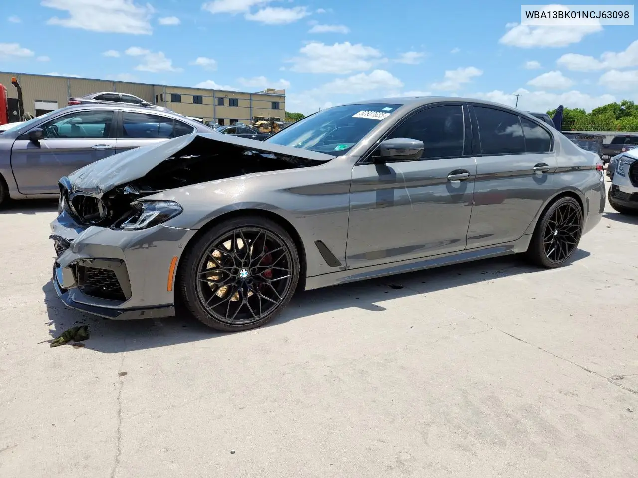 2022 BMW M550Xi VIN: WBA13BK01NCJ63098 Lot: 62837635