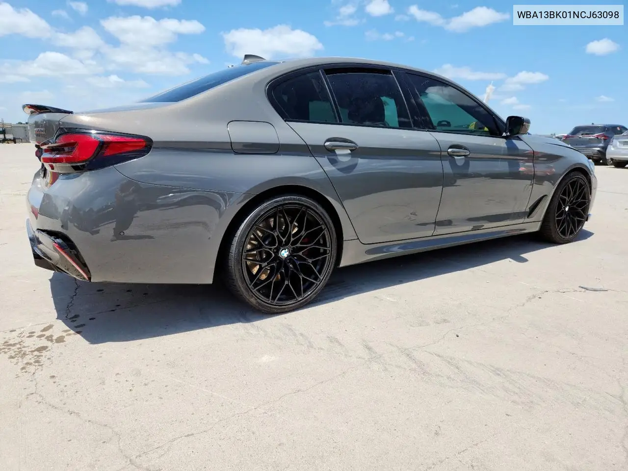 2022 BMW M550Xi VIN: WBA13BK01NCJ63098 Lot: 62837635