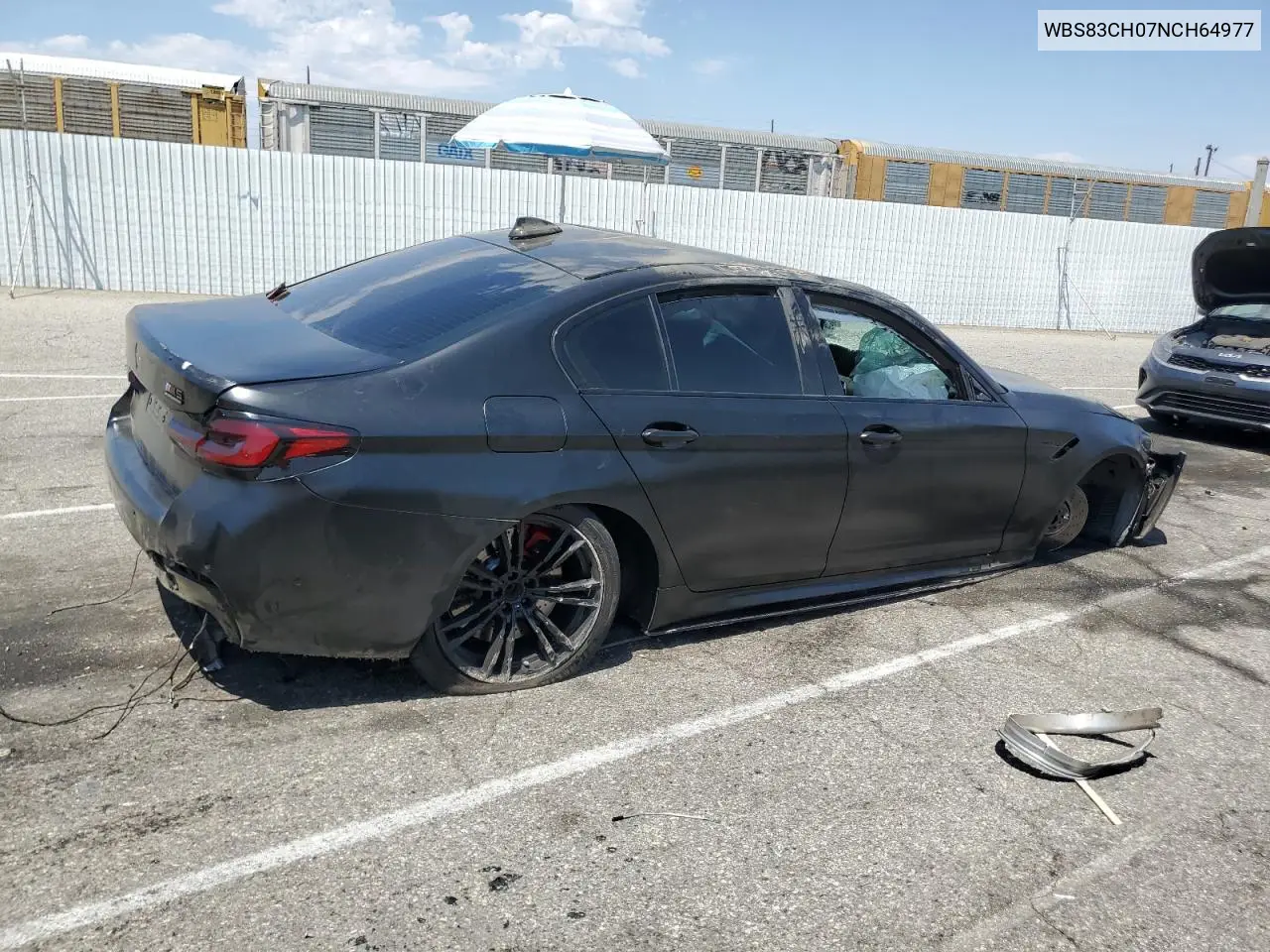 2022 BMW M5 VIN: WBS83CH07NCH64977 Lot: 65179975