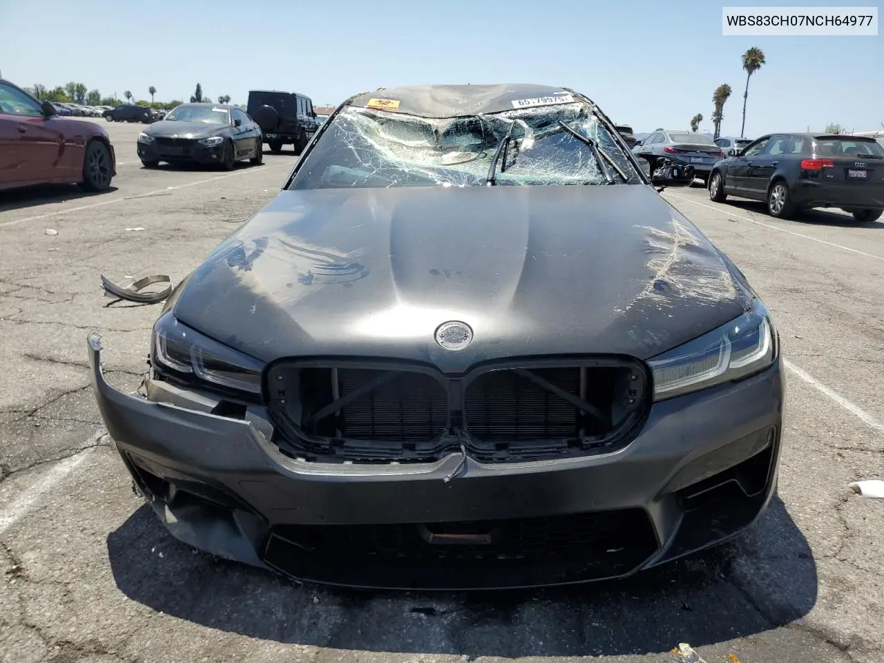 2022 BMW M5 VIN: WBS83CH07NCH64977 Lot: 65179975