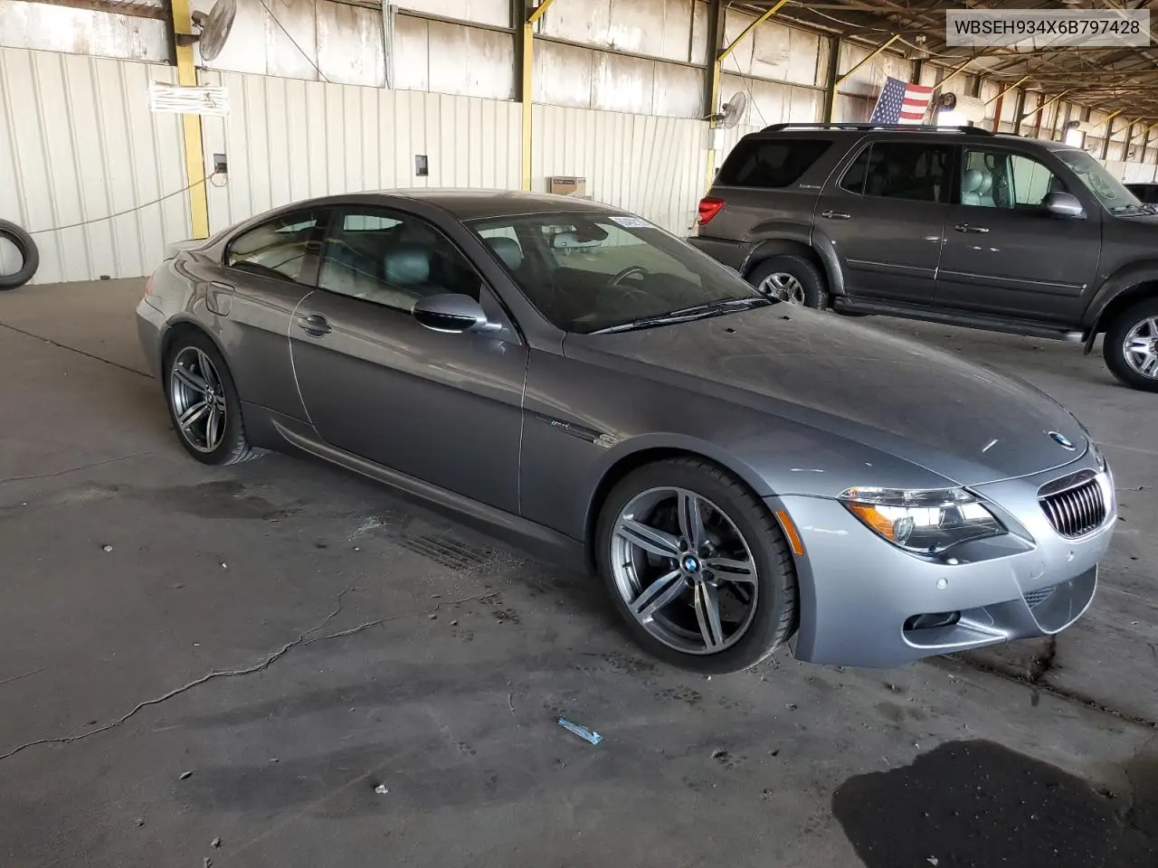 2006 BMW M6 VIN: WBSEH934X6B797428 Lot: 63462135