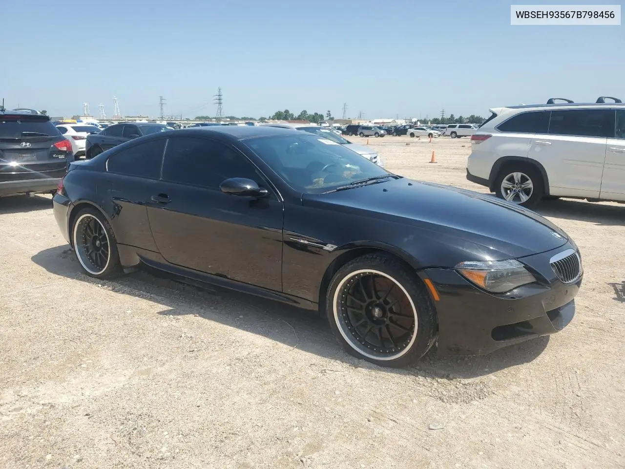 2007 BMW M6 VIN: WBSEH93567B798456 Lot: 56202455