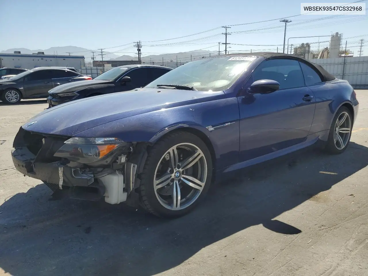 2007 BMW M6 VIN: WBSEK93547CS32968 Lot: 61245155