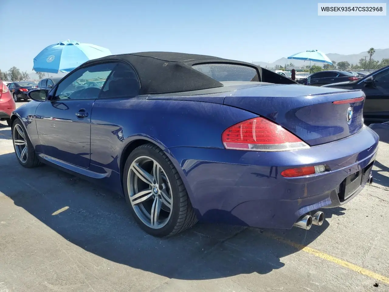 2007 BMW M6 VIN: WBSEK93547CS32968 Lot: 61245155