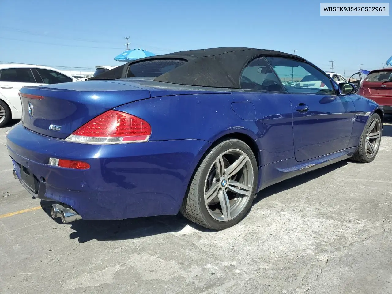 2007 BMW M6 VIN: WBSEK93547CS32968 Lot: 61245155