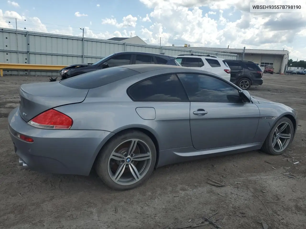 2007 BMW M6 VIN: WBSEH93557B798190 Lot: 61483255