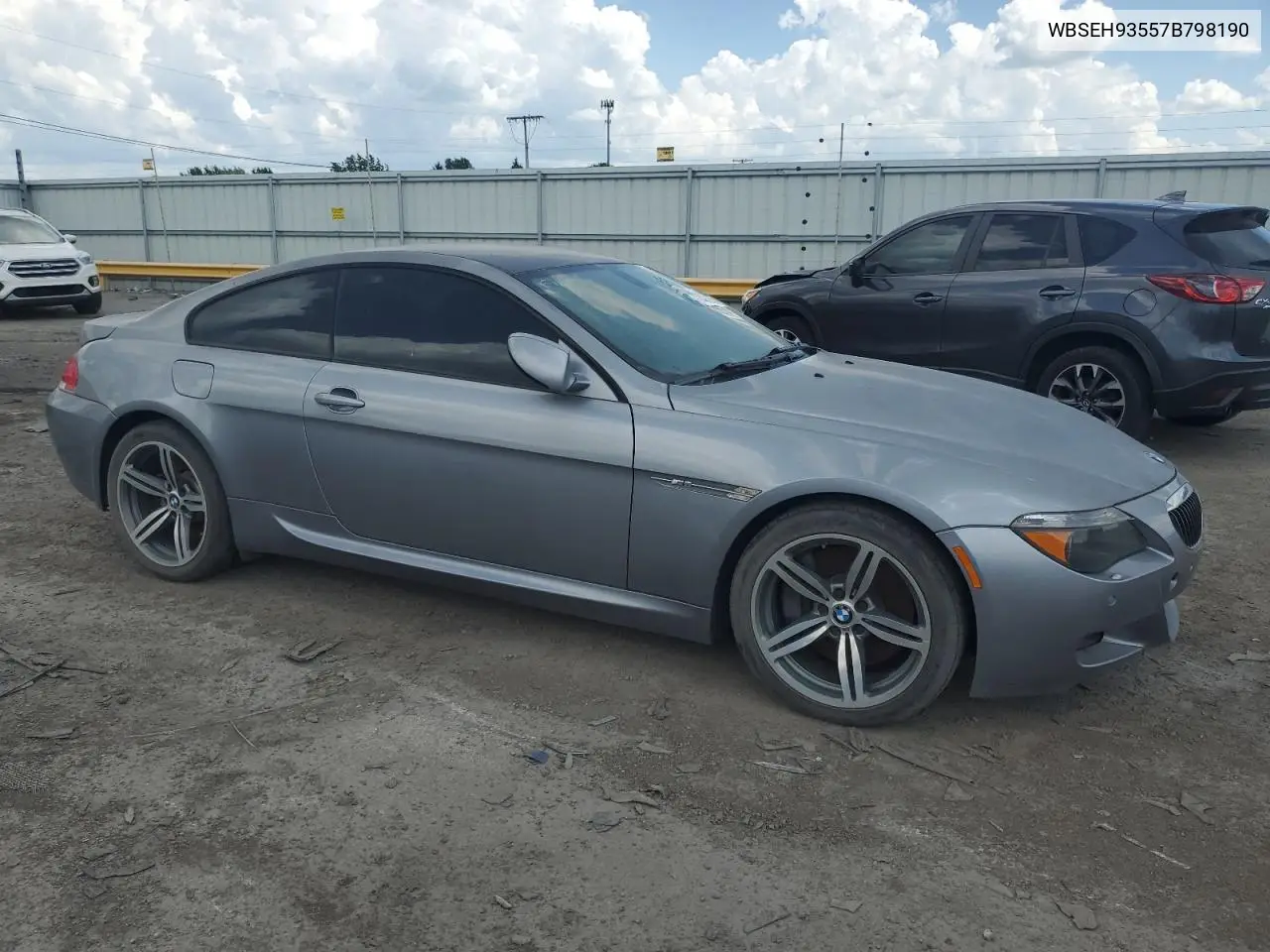 2007 BMW M6 VIN: WBSEH93557B798190 Lot: 61483255