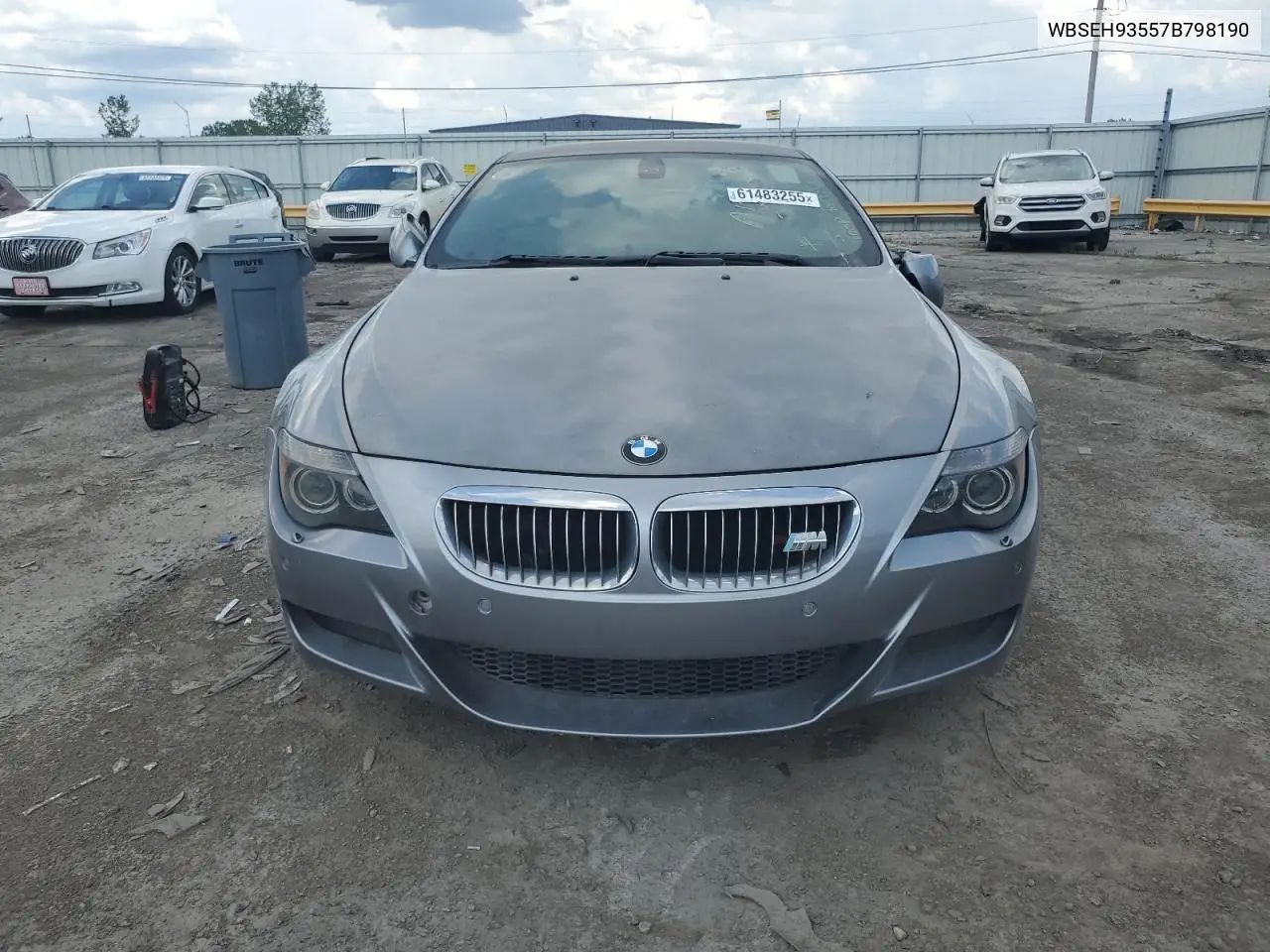 2007 BMW M6 VIN: WBSEH93557B798190 Lot: 61483255