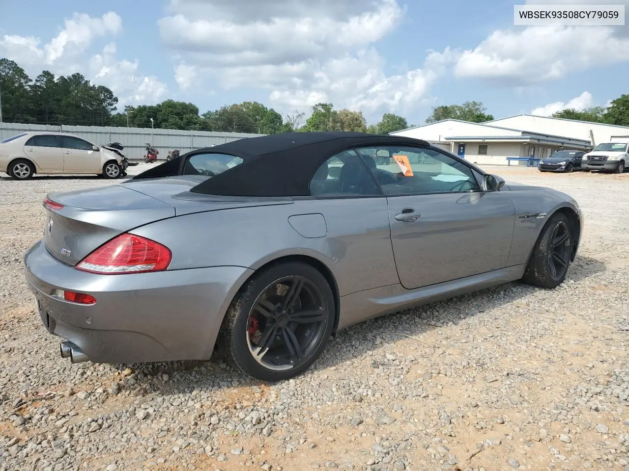 2008 BMW M6 VIN: WBSEK93508CY79059 Lot: 57349085