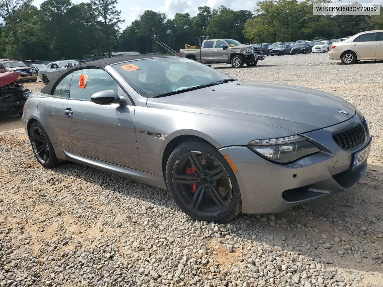 2008 BMW M6 VIN: WBSEK93508CY79059 Lot: 57349085