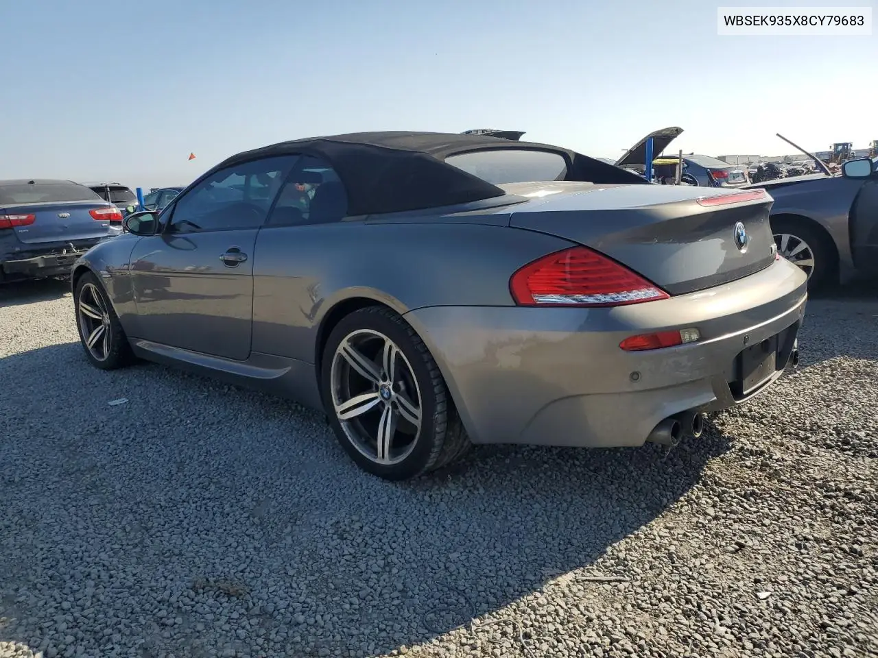 2008 BMW M6 VIN: WBSEK935X8CY79683 Lot: 62013205