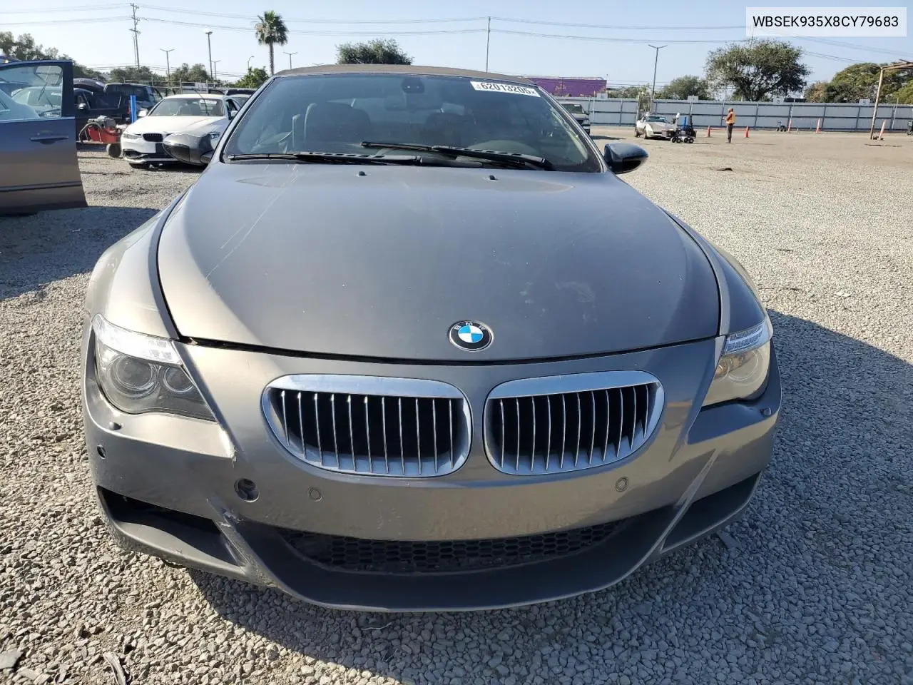 2008 BMW M6 VIN: WBSEK935X8CY79683 Lot: 62013205