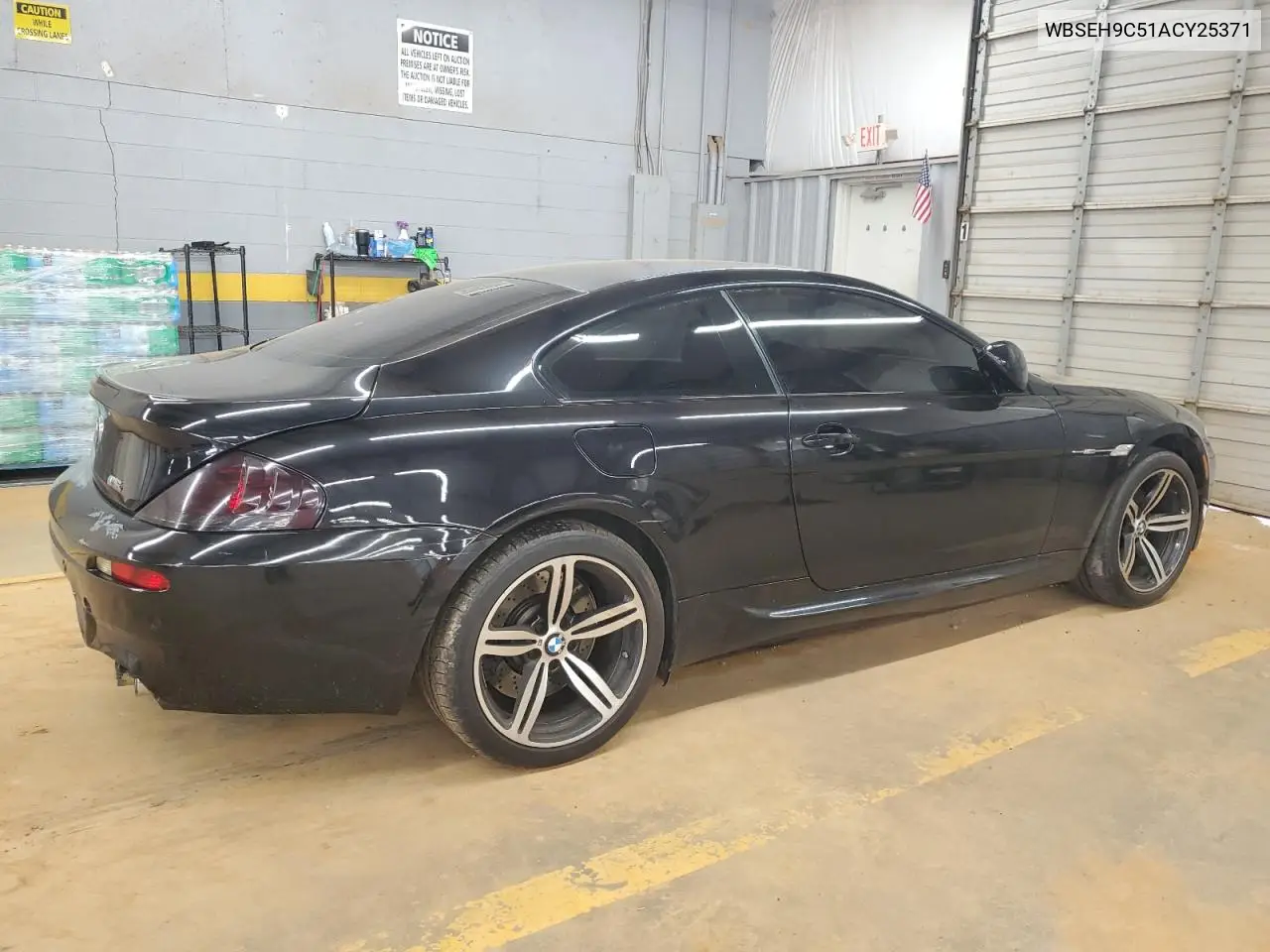 2010 BMW M6 VIN: WBSEH9C51ACY25371 Lot: 58119185
