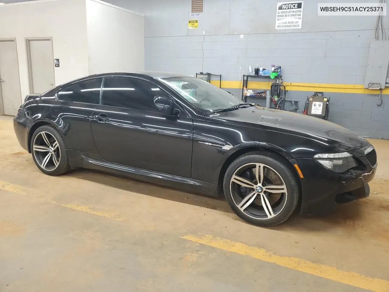 2010 BMW M6 VIN: WBSEH9C51ACY25371 Lot: 58119185
