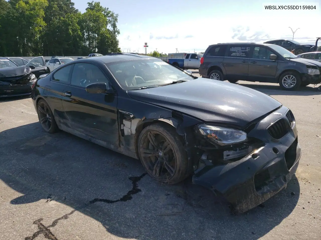 2013 BMW M6 VIN: WBSLX9C55DD159804 Lot: 59795295