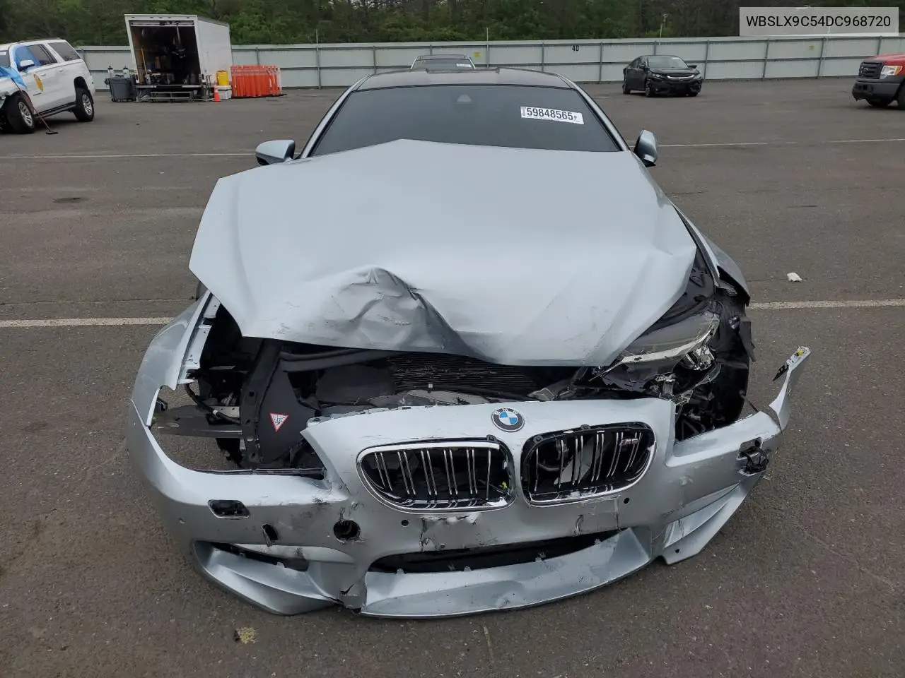 2013 BMW M6 VIN: WBSLX9C54DC968720 Lot: 59848565