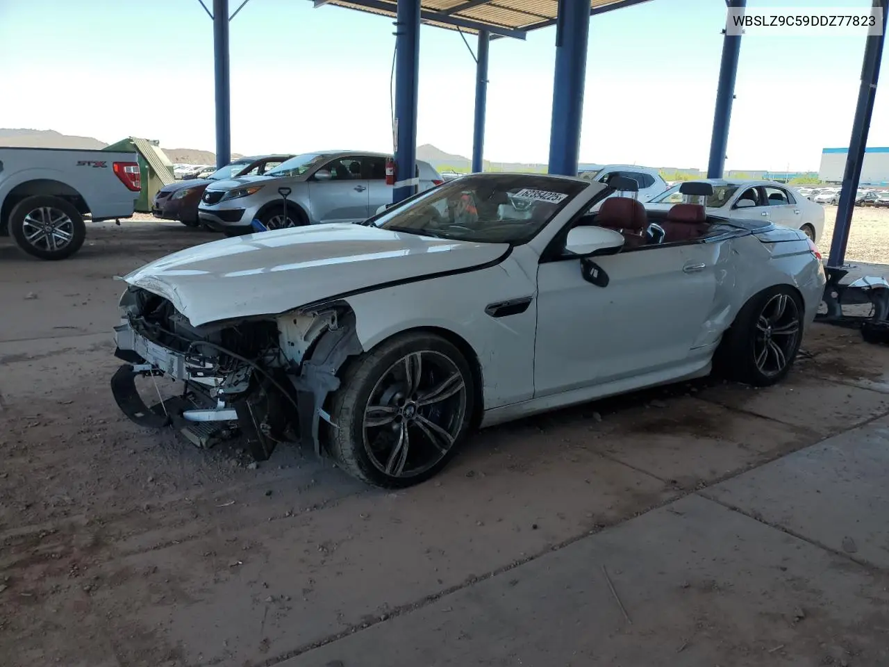 2013 BMW M6 VIN: WBSLZ9C59DDZ77823 Lot: 62354225