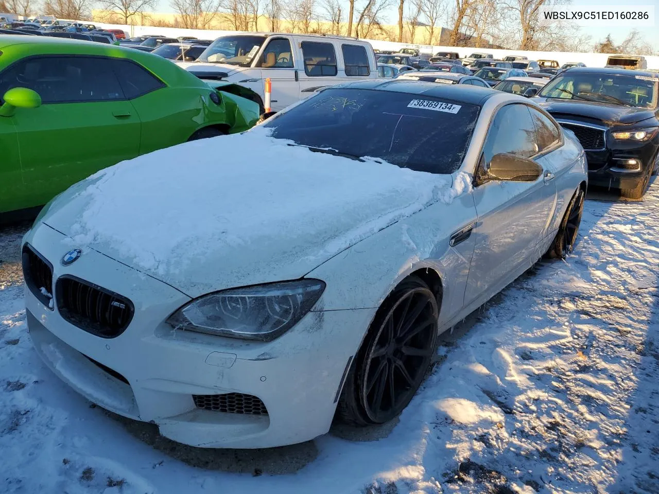 2014 BMW M6 VIN: WBSLX9C51ED160286 Lot: 38369134