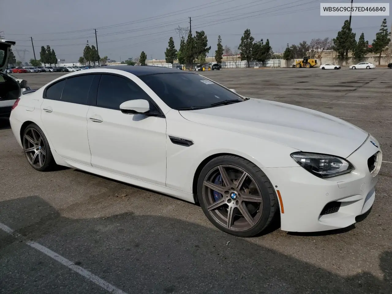 2014 BMW M6 Gran Coupe VIN: WBS6C9C57ED466840 Lot: 59781985