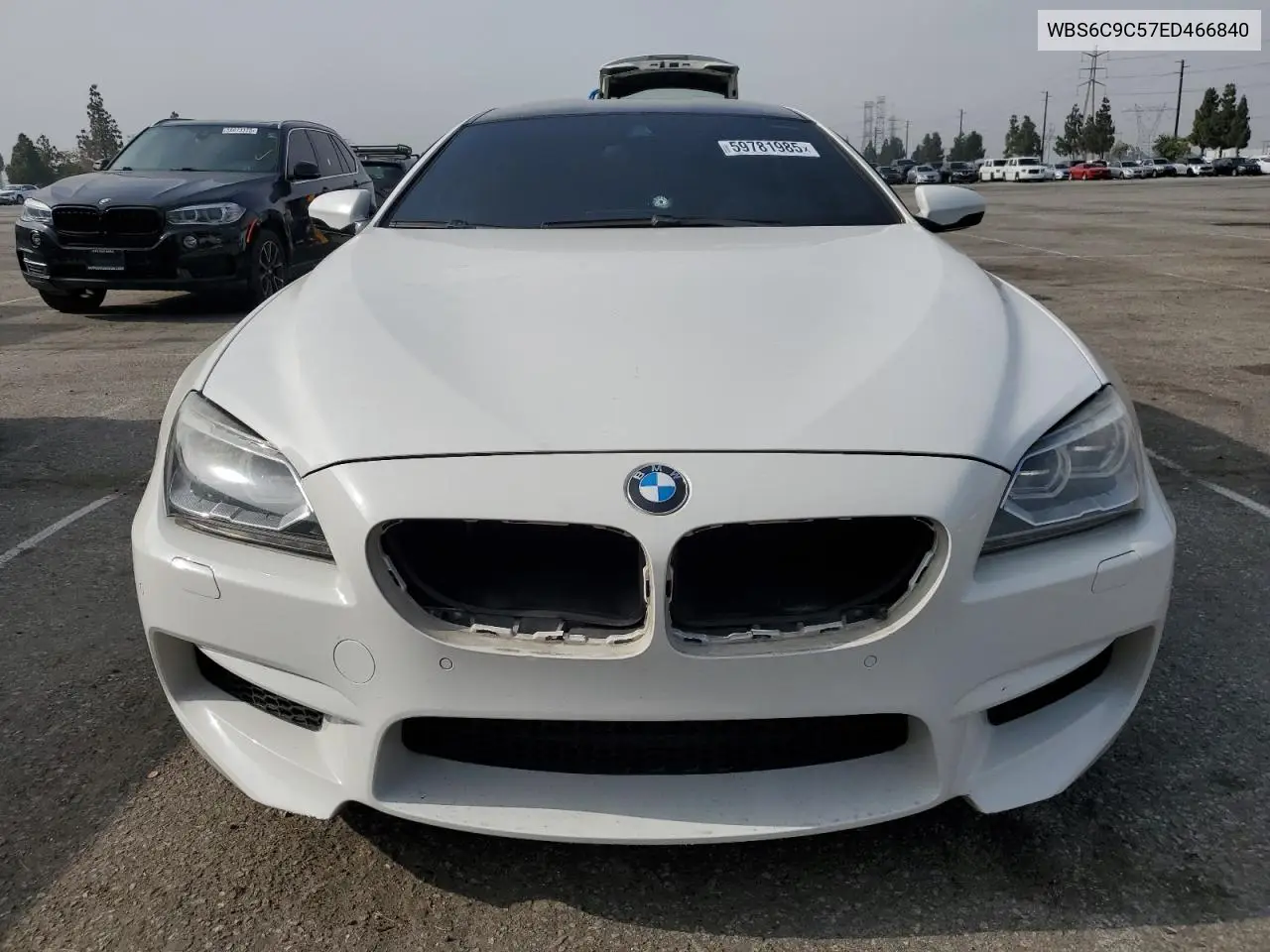2014 BMW M6 Gran Coupe VIN: WBS6C9C57ED466840 Lot: 59781985