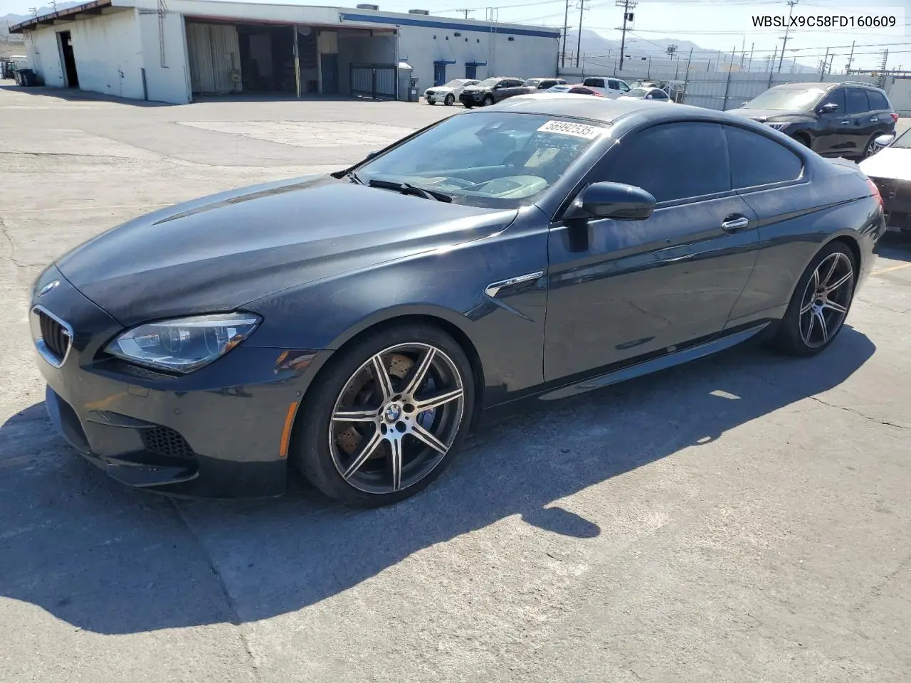 2015 BMW M6 VIN: WBSLX9C58FD160609 Lot: 56992535