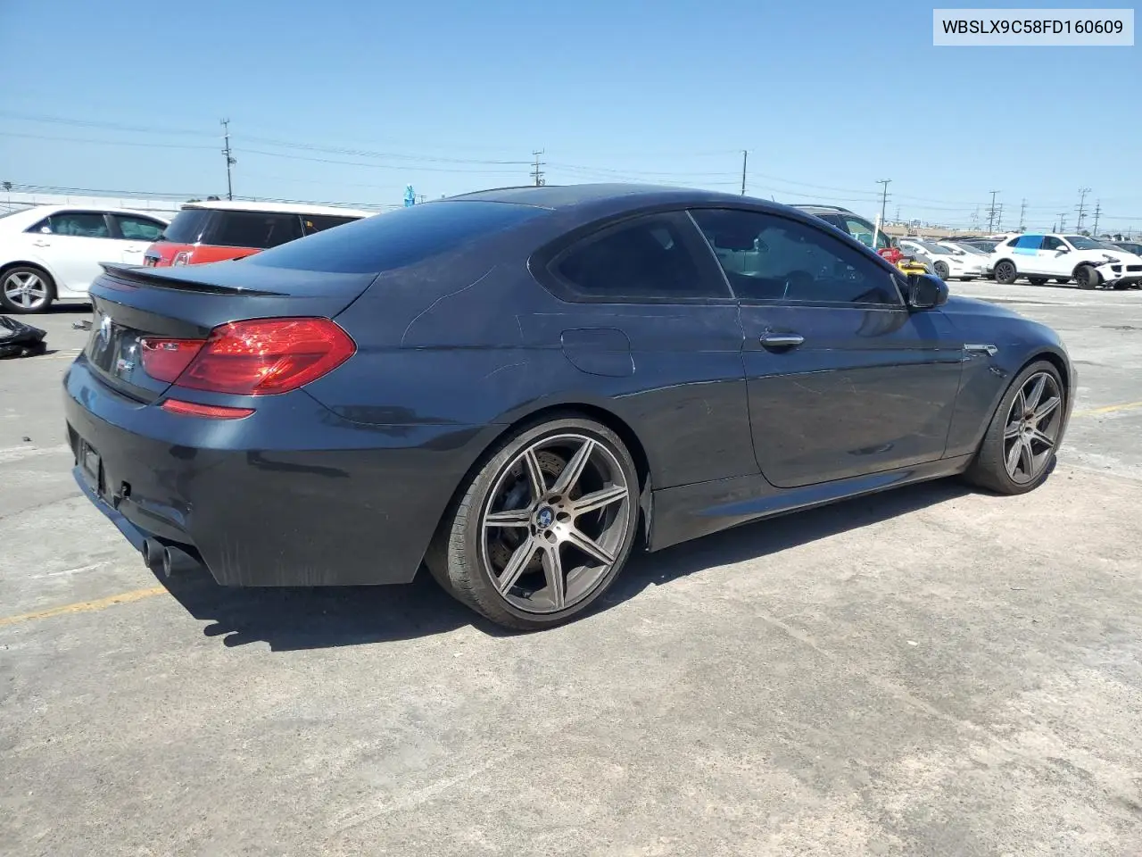 2015 BMW M6 VIN: WBSLX9C58FD160609 Lot: 56992535