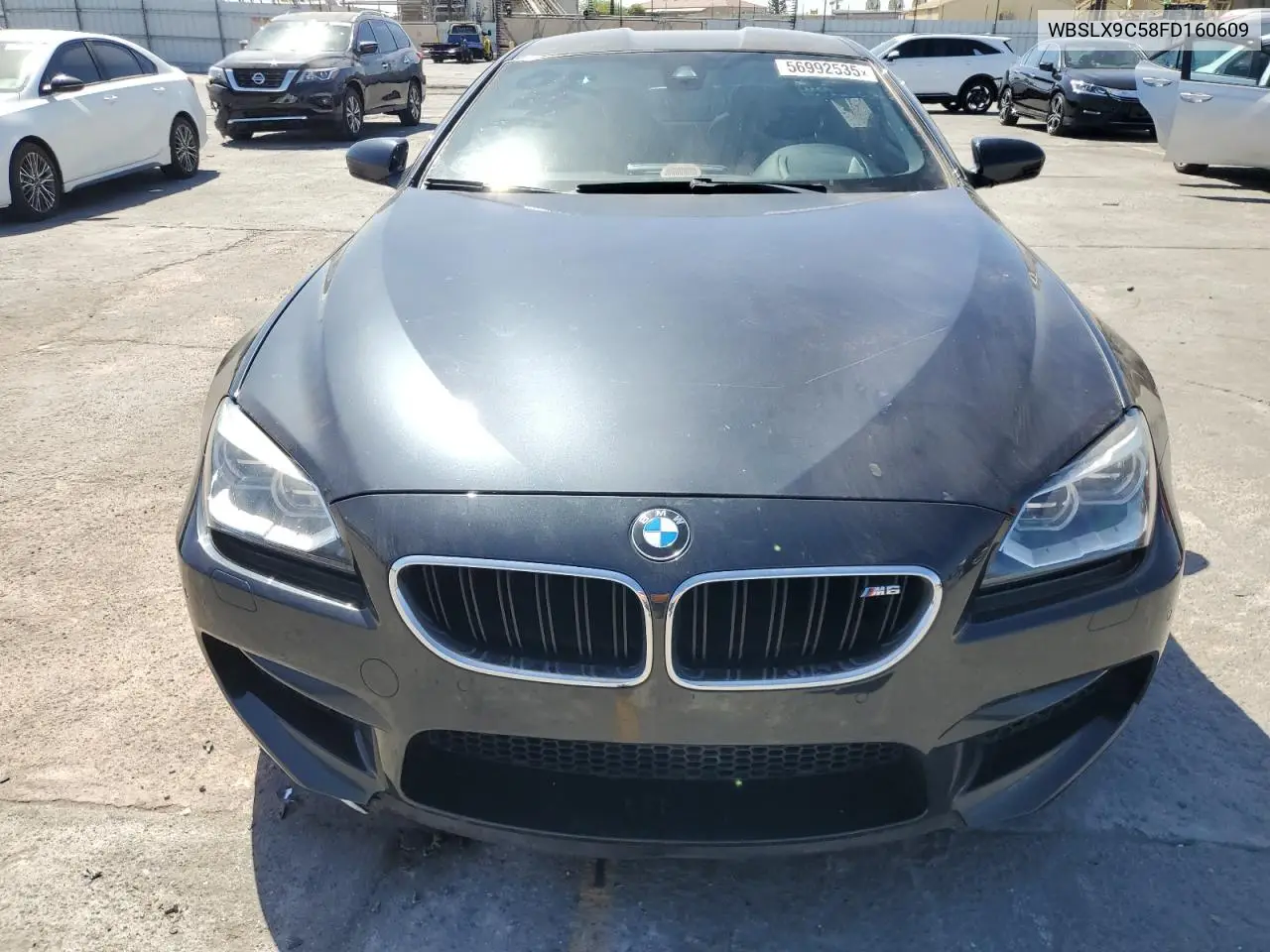 2015 BMW M6 VIN: WBSLX9C58FD160609 Lot: 56992535