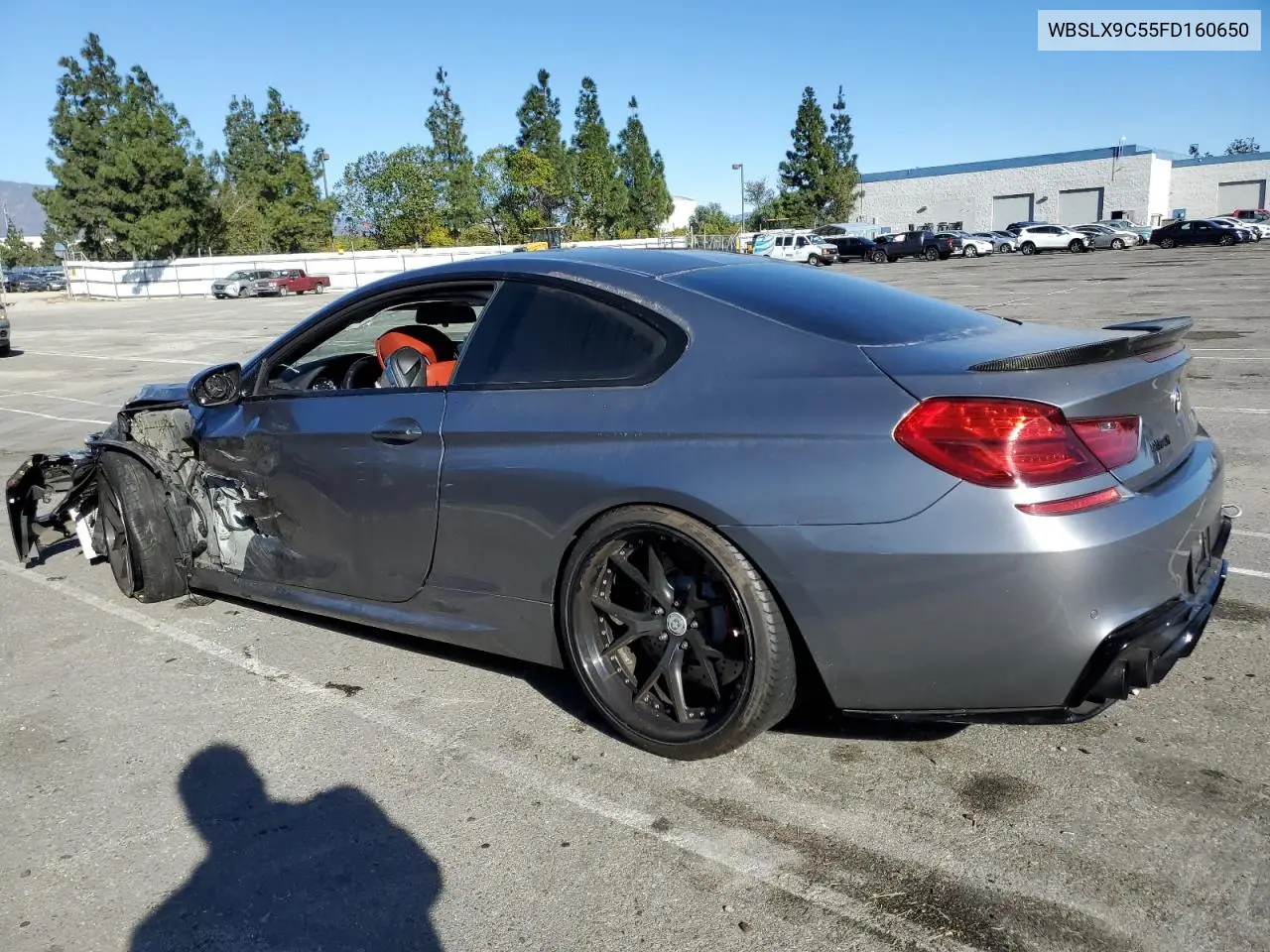 2015 BMW M6 VIN: WBSLX9C55FD160650 Lot: 85047974