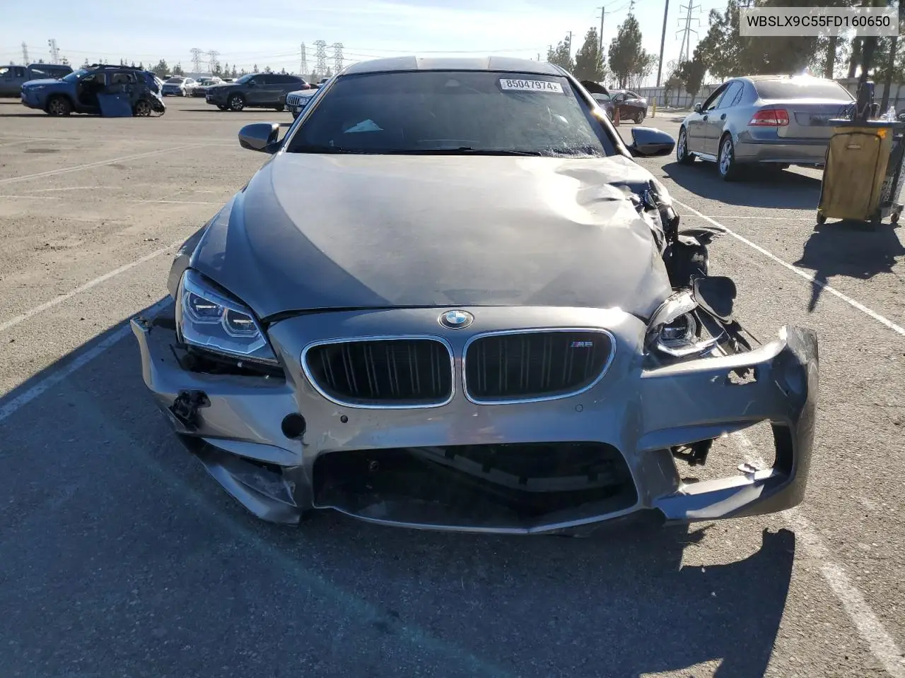 2015 BMW M6 VIN: WBSLX9C55FD160650 Lot: 85047974
