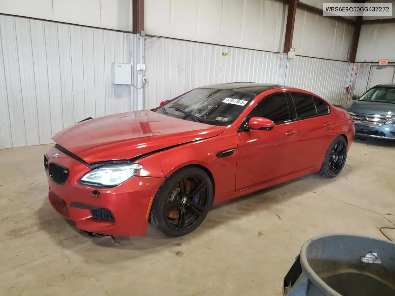 2016 BMW M6 Gran Coupe VIN: WBS6E9C50GG437272 Lot: 44937865