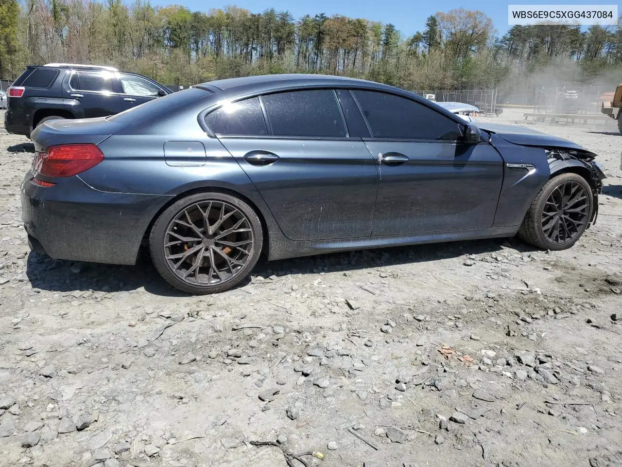 2016 BMW M6 Gran Coupe VIN: WBS6E9C5XGG437084 Lot: 53632315