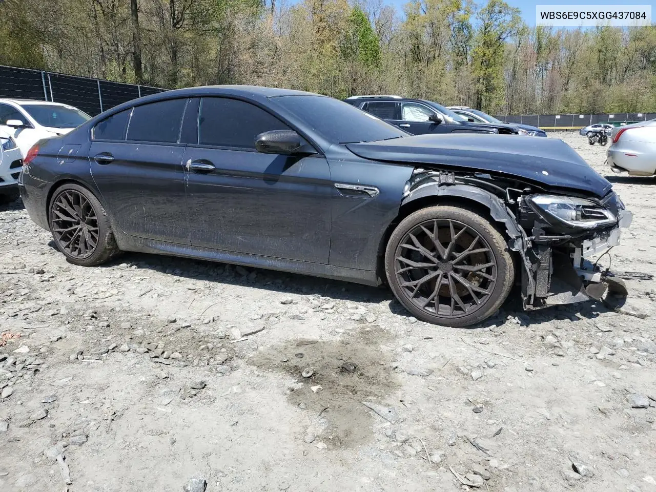 2016 BMW M6 Gran Coupe VIN: WBS6E9C5XGG437084 Lot: 53632315