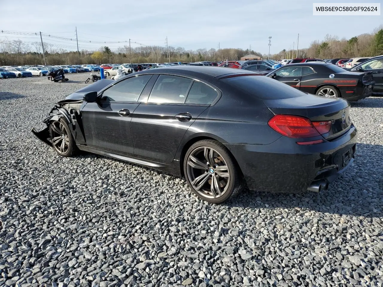 2016 BMW M6 Gran Coupe VIN: WBS6E9C58GGF92624 Lot: 53804955