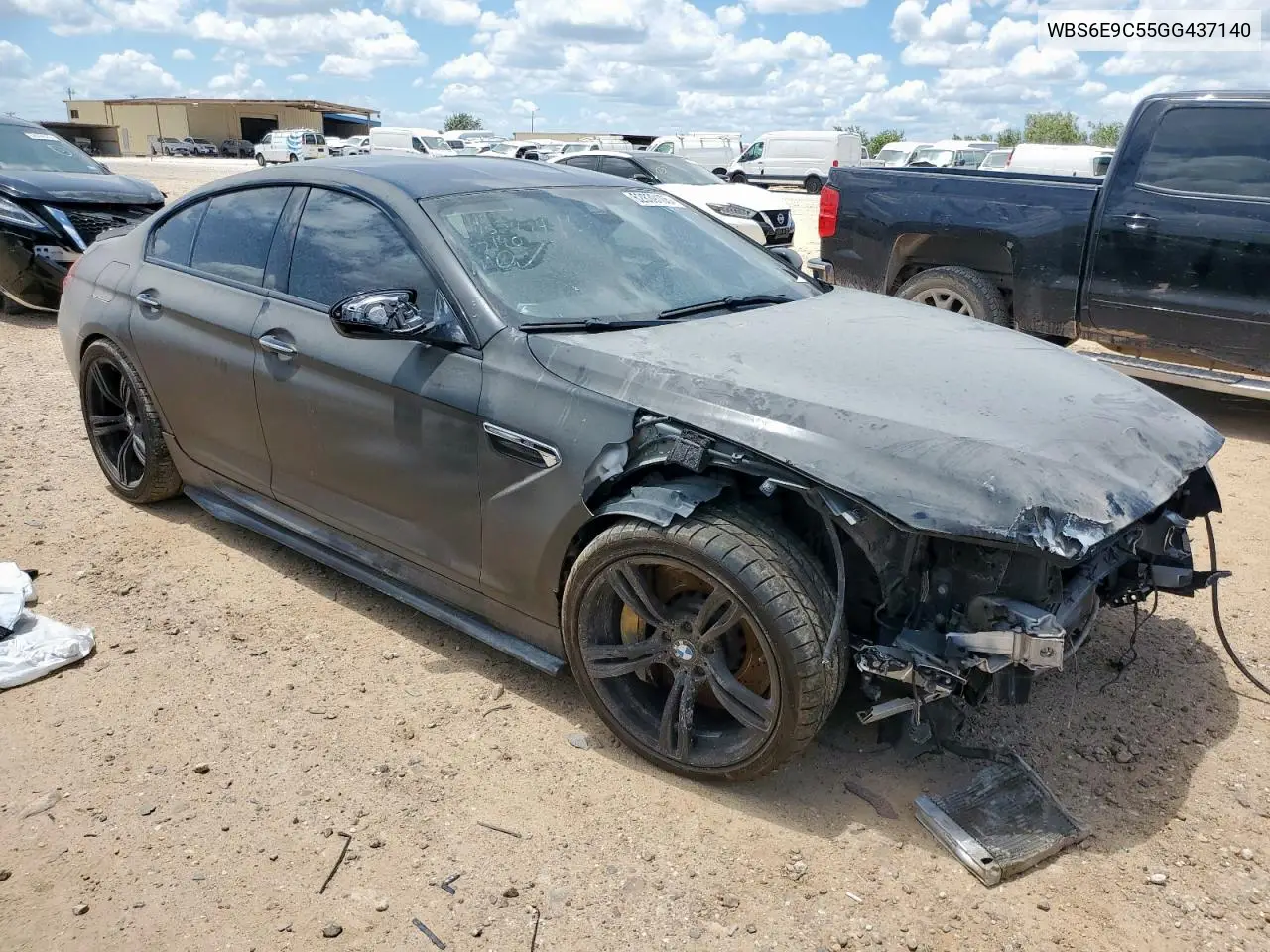 2016 BMW M6 Gran Coupe VIN: WBS6E9C55GG437140 Lot: 62839105