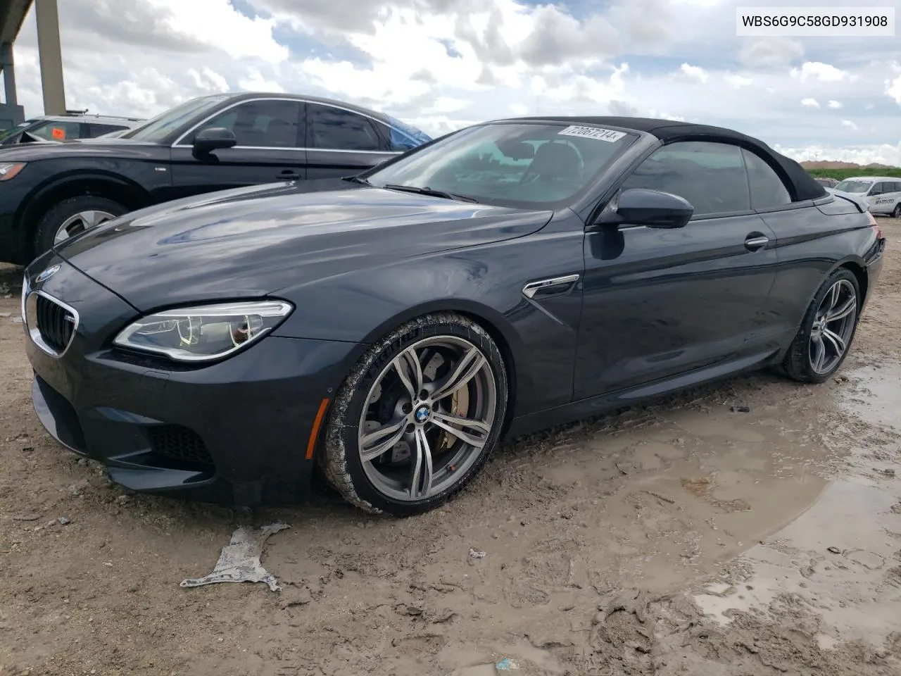 2016 BMW M6 VIN: WBS6G9C58GD931908 Lot: 72067214