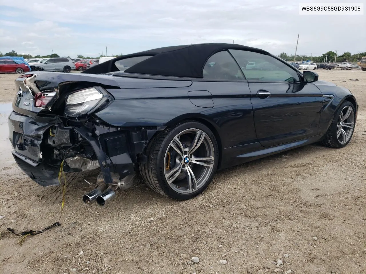 2016 BMW M6 VIN: WBS6G9C58GD931908 Lot: 72067214