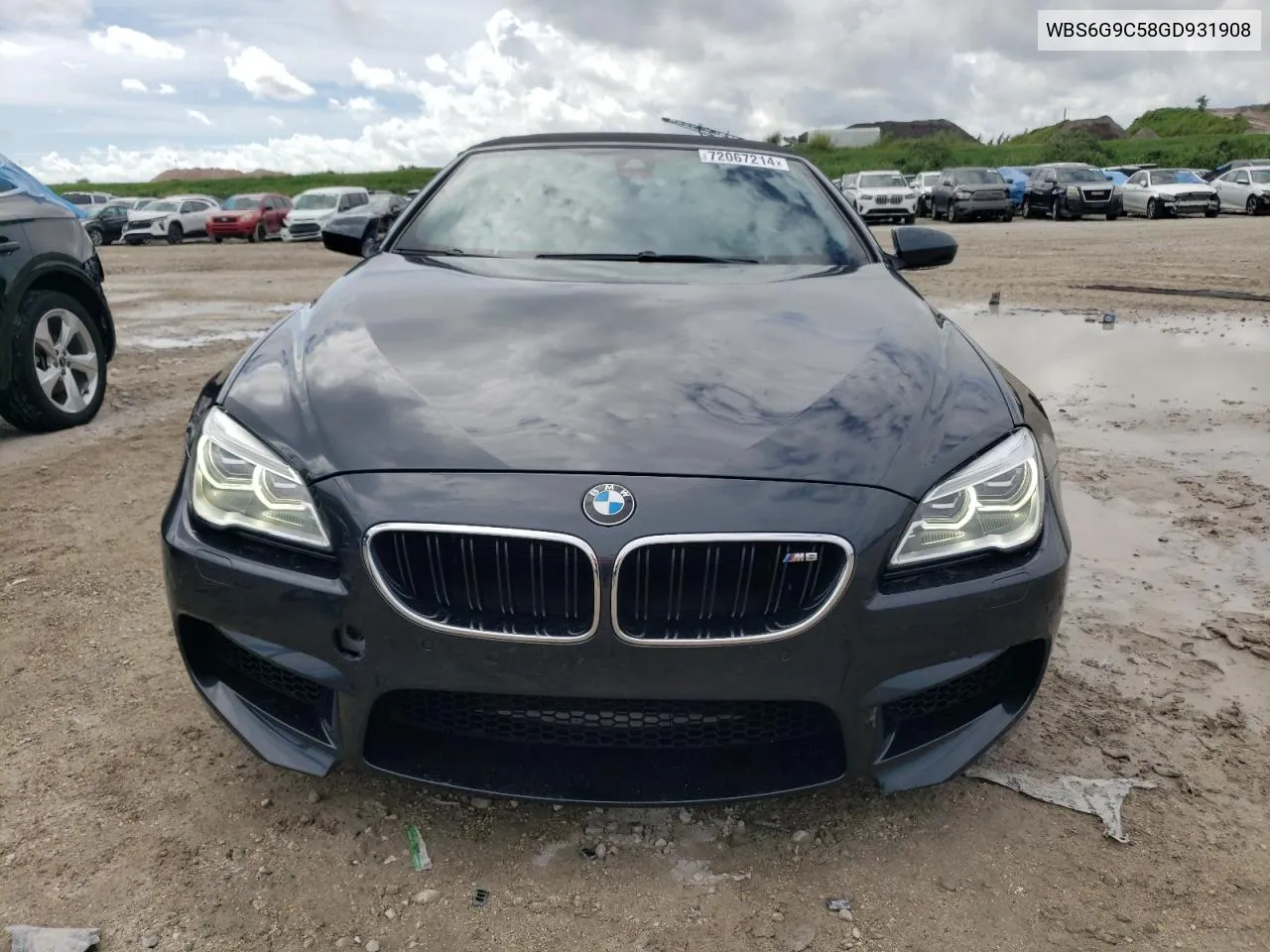 2016 BMW M6 VIN: WBS6G9C58GD931908 Lot: 72067214